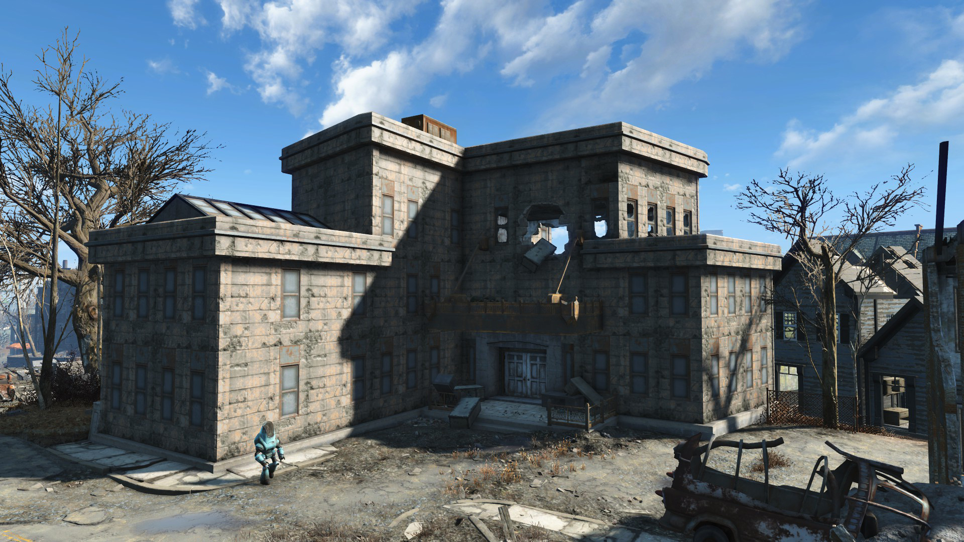 fallout 4 buildings not loading