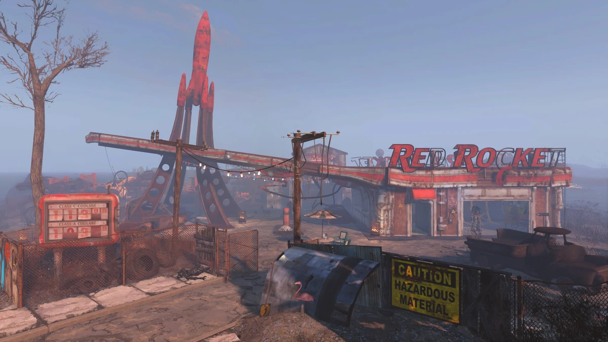 Fallout 4 гараж атомных котов карта
