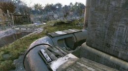 Тайный вход на базу с улицы (открытый)