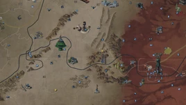 FO76 Nuke Crater (South Mountain East) wmap