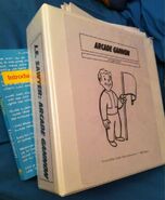 Joshua Sawyer's Arcade Gannon binder for his Fallout role-playing game