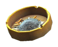 Dirty ashtray