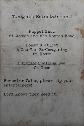 Tonight's entertainment