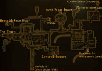 North sewers local map