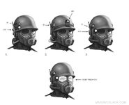 Ranger helmet concept art