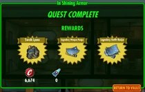 engl. Anzeige der Belohnungen