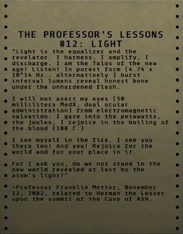 FO76BS Note Meditations Light PTS