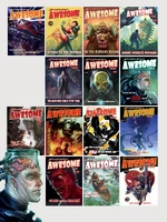 Clean versions from The Art of Fallout 4, with issue numbers visible