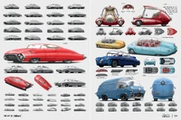 Art of Fo4 pre-State of war vehicles concept art