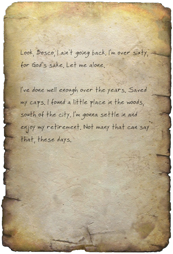Eleanor's note | Fallout Wiki | Fandom