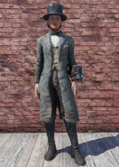 Civil War era suit and hat