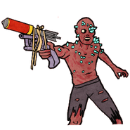 A scorched, as shown on the Far-Flung Fireworks perk card