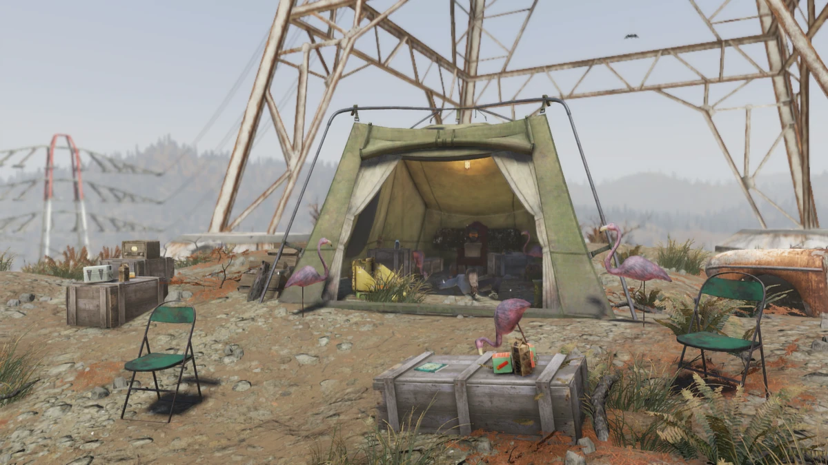 Hilltop pylon camp Fallout Wiki Fandom