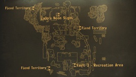 South Vegas ruins map