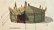 Great Khan tent concept art, Fallout: New Vegas Official Game Guide/Behind the Bright Lights & Big City