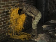 Блюющий на стіну п'яниця