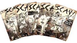 SCAV! magazine collage