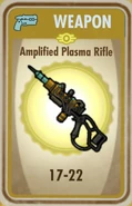 Amplified plasma rifle card