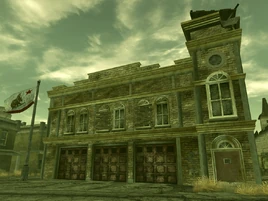 Searchlight fire station