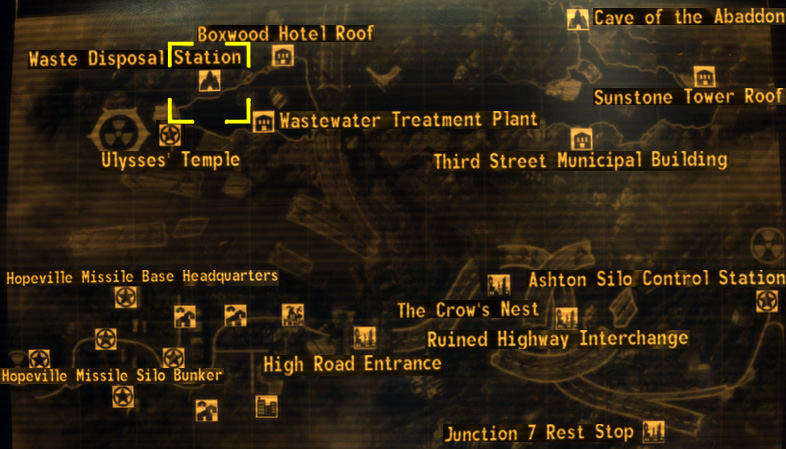 Fallout: New Vegas world map, Fallout Wiki