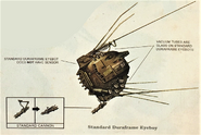 Duraframe Eyebot Concept art, Behind the Bright Lights & Big City