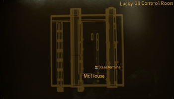 Lucky 38 control room map