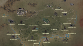 Milepost Zero map