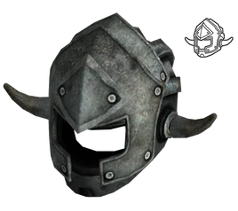 Metal helmet reinforced