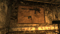 Chinese pistol display in Fallout: New Vegas