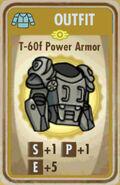 T-60f power armor card