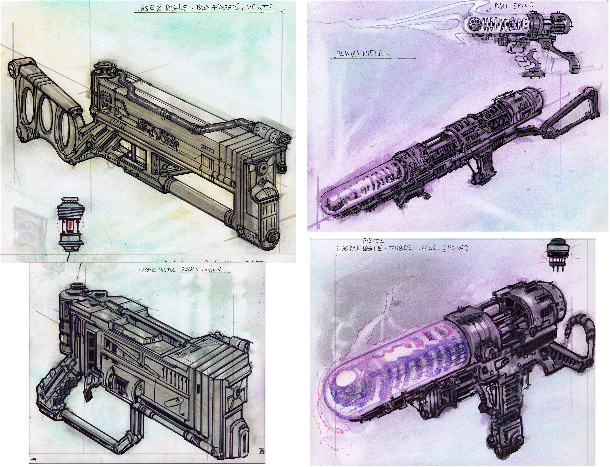 fallout 3 automatic laser rifle