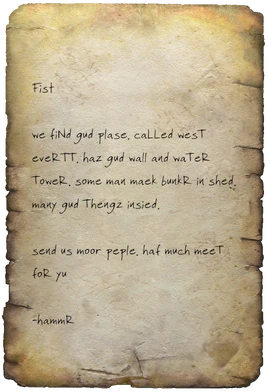 Super mutant letter