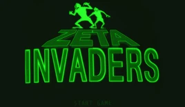 Zeta Invaders Menu