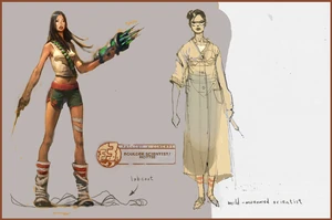 Учёные/красотки купола, концепт-арт