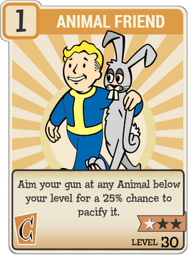 FO76 Animal Friend perk