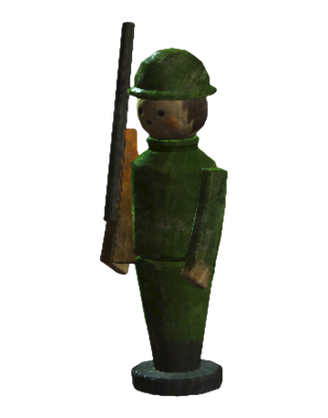 4 1/2” Wooden Toy Soldier