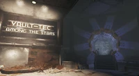 Entrance to Vault-Tec: Among the Stars