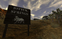 Bitter Springs sign