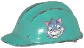 FO76 Mr Fuzzy teal hard hat.png