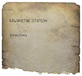 Kawaketak Station flyer