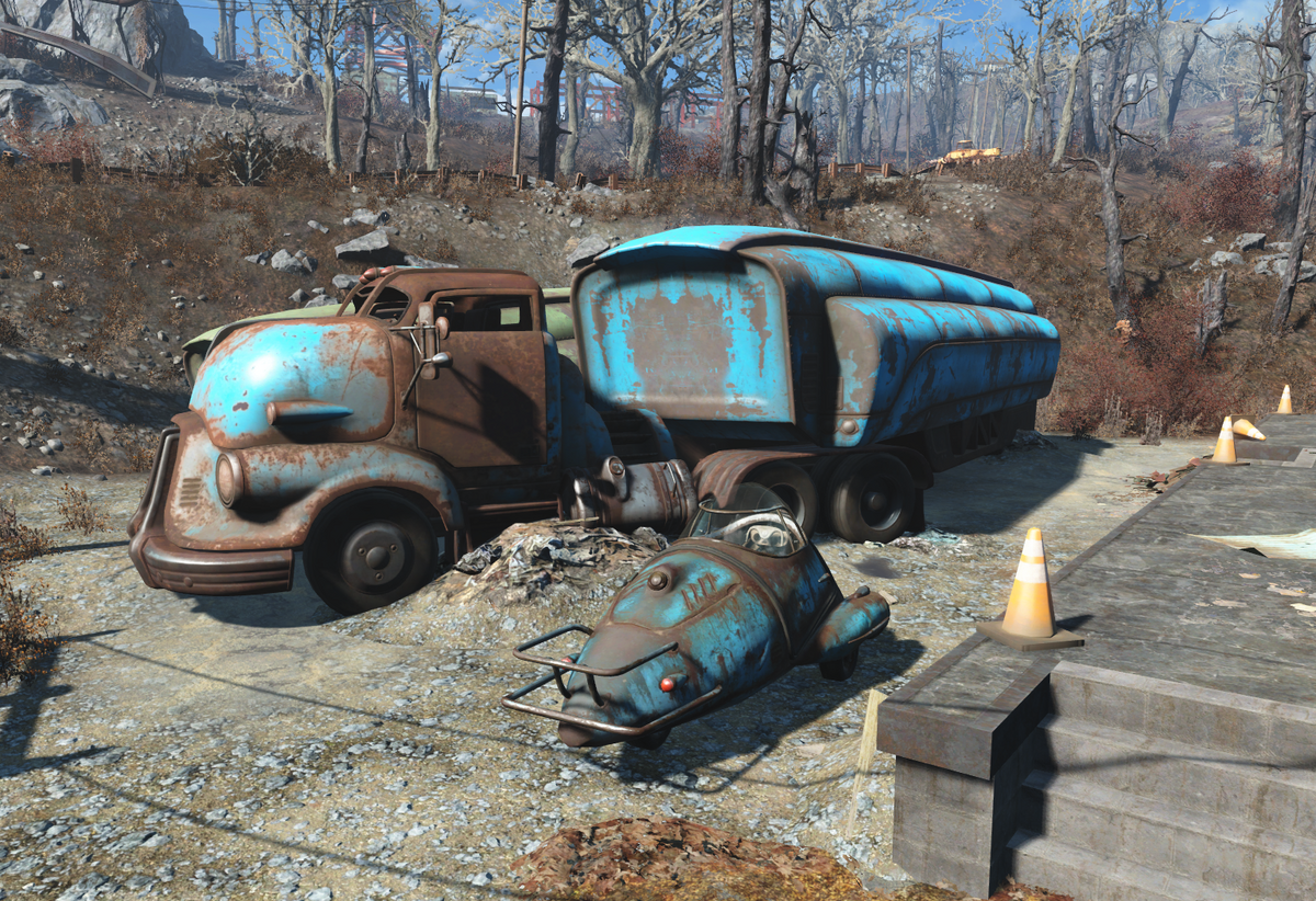 Fallout 4 car variety фото 19