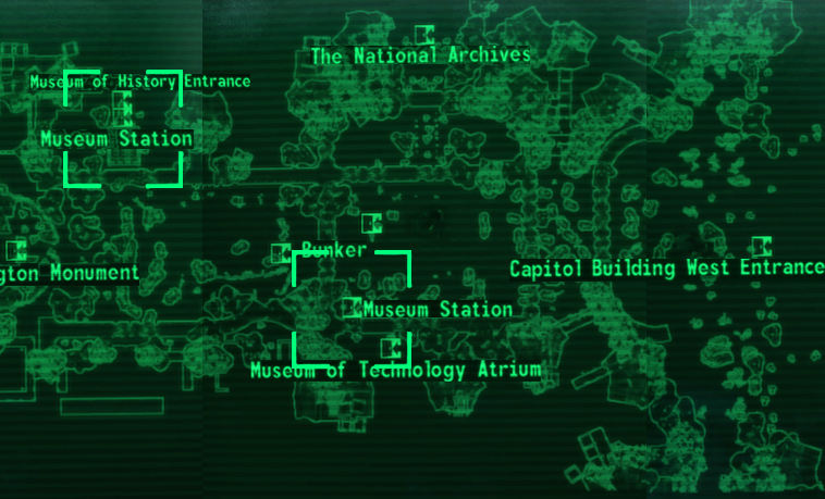 Fallout 3 East Metro Map Map for PlayStation 3 by jekoln - GameFAQs