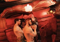 FO76WL Beckett sleeps.png (1.21 MB) Beckett sleeping with a male Vault Dweller