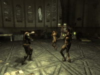 Fo3 PL Tribals Dance.png (675 KB) Tribals dance around punga