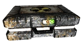 Lead lined metal box