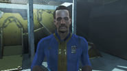 The unnamed Vault 111 overseer in Fallout 4