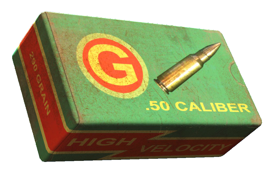 How many different types of bullets does the .50BMG round use and