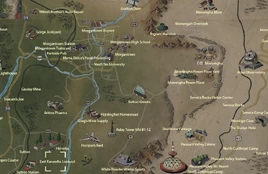 East Kanawha Lookout map