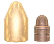 9mm bullet compared to .22LR bullet