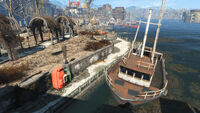 FO4 Waterfront boat
